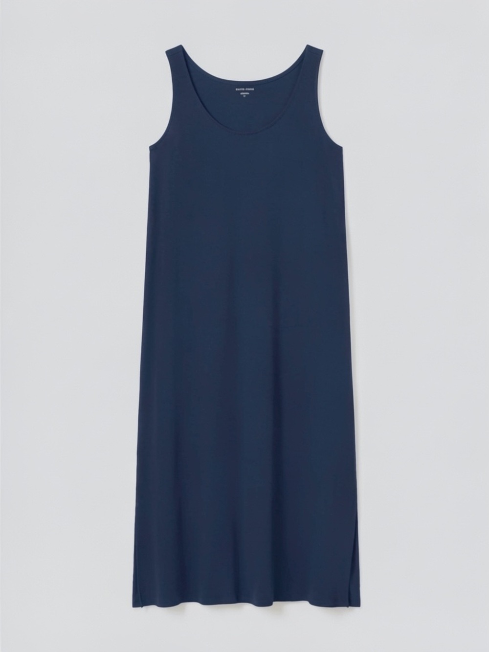 EILEEN FISHER ‘Organic Cotton Interlock Scoop Neck Sleep Dress’ in Ink